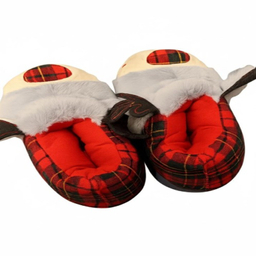 پاپوش زنانه طرح الیت رنگ طوسی قرمز