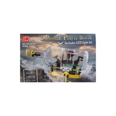 لگو ژی استار مدل کشتی درون بطری چراغدار کد 09026