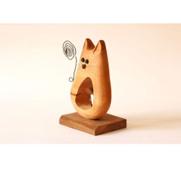 مجسمه کارکیا طرح گربه و ماهی کد W05