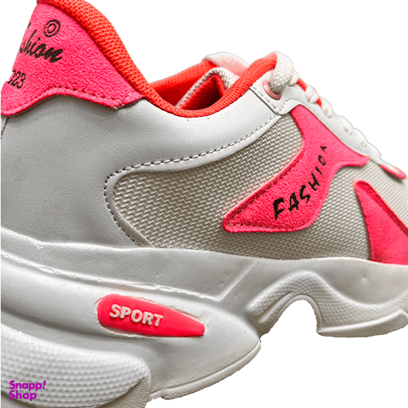 کفش زنانه مدل Fashion کد 1109 رنگ سفید و صورتی