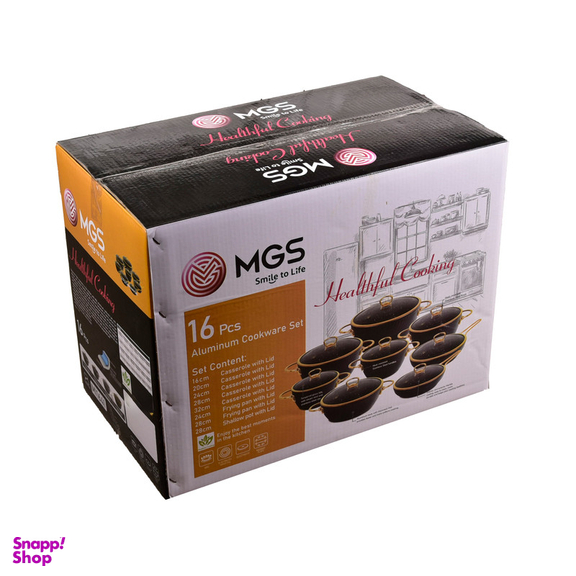 سرویس پخت و پز 16 پارچه ام جی اس مدل فورج کد 800312