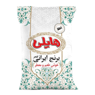 برنج ایرانی فجر هایلی وزن 5 کیلوگرم