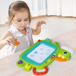 تخته سفید مگنتی موزیکال و چراغدار هولی تویز مدل 3131 EastSun Magnetic Drawing Board