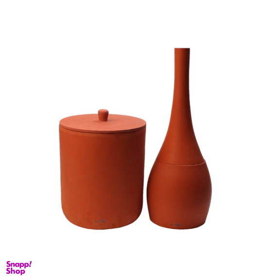 ست سطل زباله و فرچه آکسور مدل سیلوانا کد HSETG022