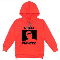 هودی پسرانه مدل A93 NINJA رنگ قرمز