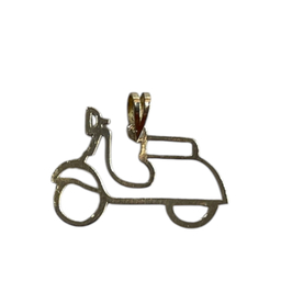 پلاک گردنبند طلا 18 عیار زنانه مدل وسپا