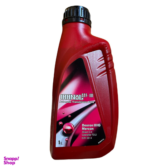 روغن هیدرولیک خودرو ایرانول مدل سه خط DEXRON IIIG ATF III حجم 1 لیتر