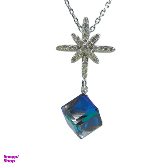 نیم ست زنانه سواروسکی کد 0235 رنگ آبی