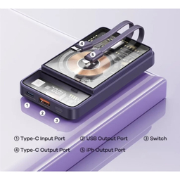 پاوربانک ریمکس کد Rpp580 ظرفیت 10000 میلی‌ آمپر ساعت