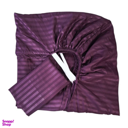 ملحفه هتلی ساده یک نفره عرض 120 کد ML120H