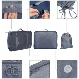 نظم دهنده ساک و چمدان مدل wish مجموعه 7 عددی