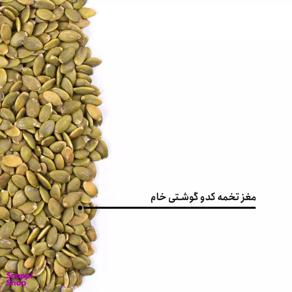 مغز تخمه کدو گوشتی خام بارجیل