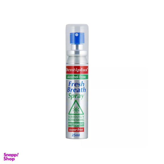 اسپری دهان ضد باکتری دنتی پلاس مدل نعناع تازه حجم 25 میلی لیتر
