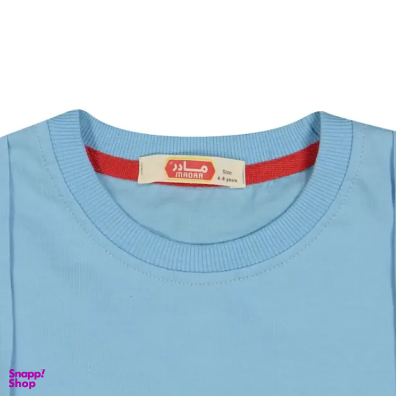 ست تیشرت و شلوارک پسرانه مادر مدل ادوارد کد AM-MA-Edward رنگ آبی