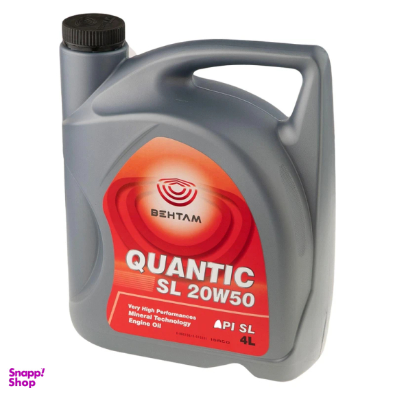 روغن موتور خودرو بهتام روانکار مدل 20W50 Quantic حجم 4 لیتر