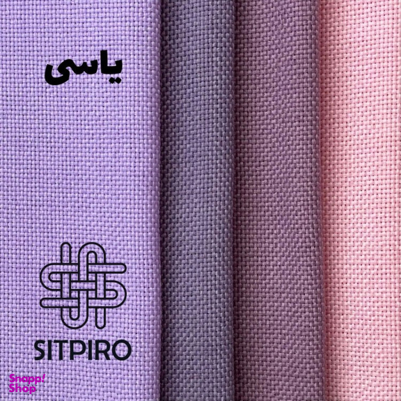 پرده سیت پیرو مدل کتان پانچی سایز 140×280 سانتی متر