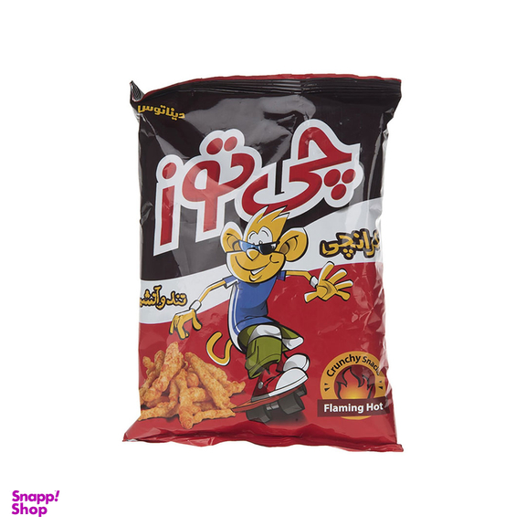 اسنک تند و آتشین کرانچی چی توز وزن 90 گرم