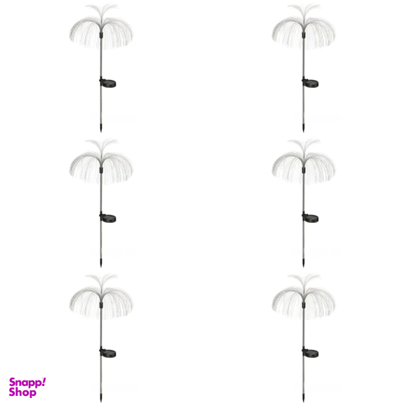 چراغ پارکی خورشیدی سولونیکس مدل قاصدک دو طبقه مجموعه 6 عددی