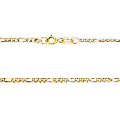 زنجیر طلا 18 عیار زنانه میلی گالری مدل سپاهان فیگارو کد MT849