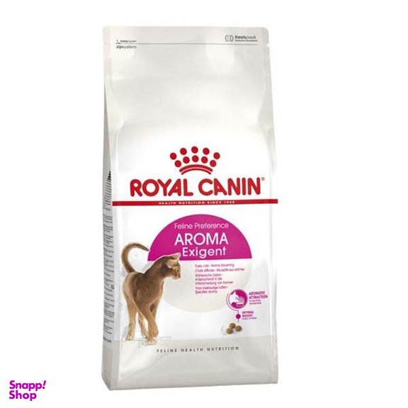 غذا خشک گربه رویال کنین مدل aroma exigent وزن 2 کیلوگرم