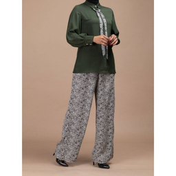 شومیز زنانه برنس مدل الیانا رنگ سبز