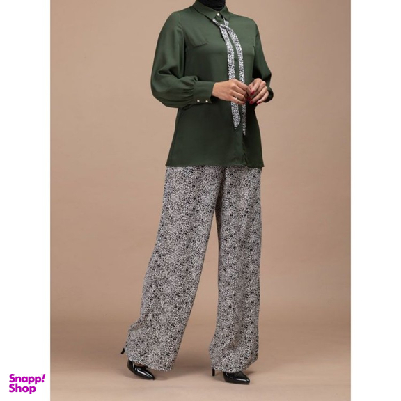 شومیز زنانه برنس مدل الیانا رنگ سبز