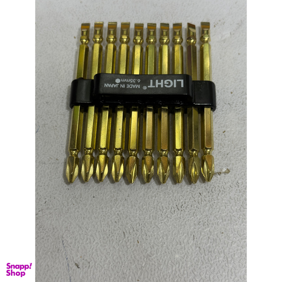 سری پیچ گوشتی دو سو چهار سو لایت مدل بلند کد SMT-LIGHT-JAPAN-8110SP بسته 10 عددی