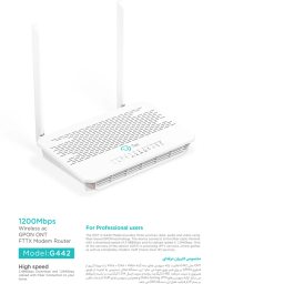 مودم روتر فیبر نوری Gpon-ONT یوتل مدل G442