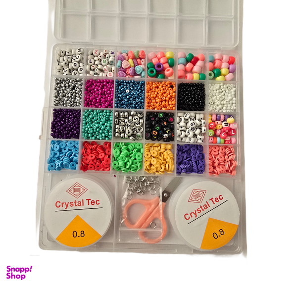 پک دستبند سازی طرح crystal tec مدل دنیای خلاق تو