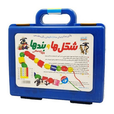 بازی فکری گلدونه مدل شکل ها و بندها