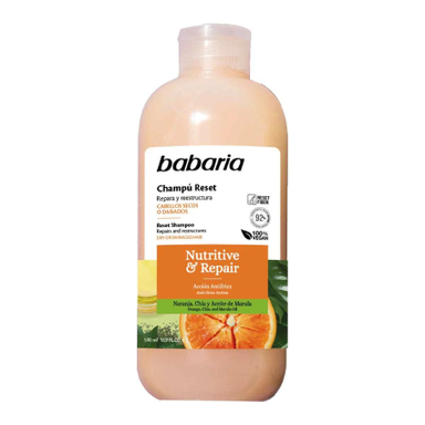 شامپو ترمیم کننده مو باباریا مدل Nutritive & Repair حجم 500 میلی لیتر