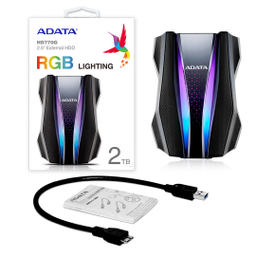 هارد اکسترنال ای دیتا مدل HD770G ظرفیت 2 ترابایت رنگ مشکی