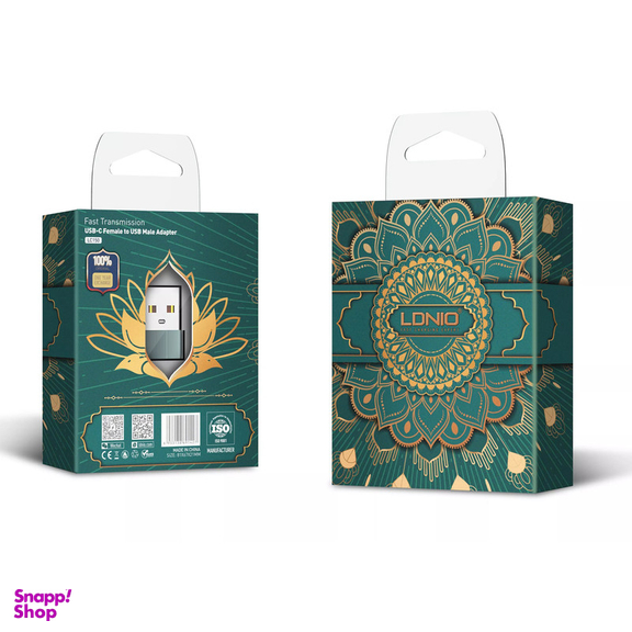 مبدل OTG USB-C به USB الدینیو مدل LC150 nack