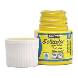 رنگ پارچه پ ب او مدل ستاکالر Light Fabric رنگ Lemon Yellow 10310 شماره 017 حجم 45 میلی لیتر