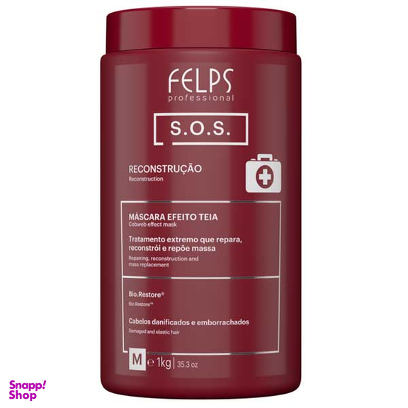 ماسک مو اس او اس مدل Felps کد 444 حجم 1000 میلی لیتر
