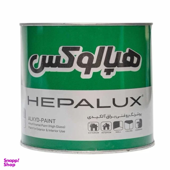 رنگ روغنی سفید براق هپالوکس کد 901 حجم 4 لیتر
