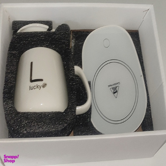 ماگ حرارتی لاکی مدل Energy Saving به همراه صفحه گرم کن برقی