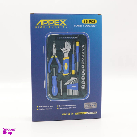 مجموعه ابزار اپکس مدل YP-APX-2436 مجموعه 36 عددی