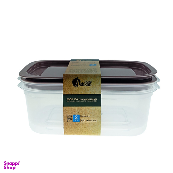 ظرف نگهدارنده مدل اشکان کد f2 مجموعه 4 عددی