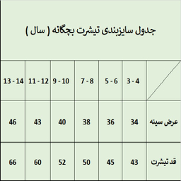 تیشرت بچگانه ترسه به نگار کد 62022