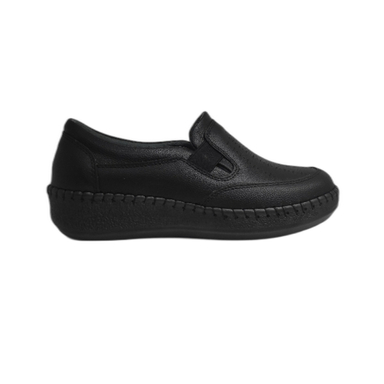 کفش طبی زنانه شهرام طب کد 3090 رنگ تمام مشکی