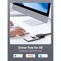 تبدیل USB 3.0 A به 3.5/2.5 SATA یوگرین مدل CR108 کد 20636