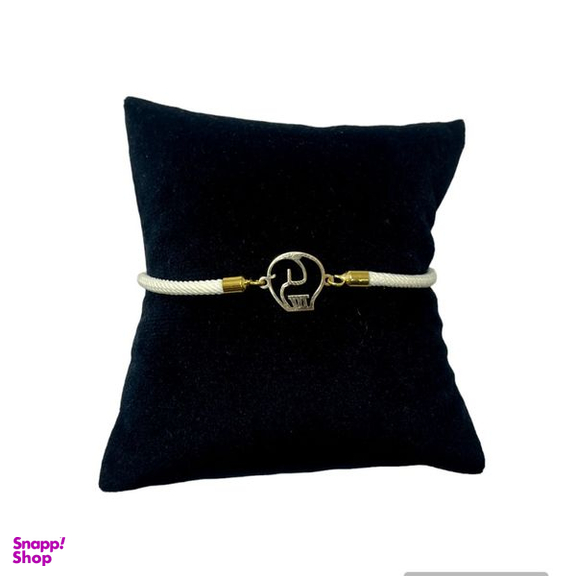 دستبند طلا 18 عیار دخترانه شمیم گلد گالری مدل V600