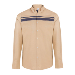 پیراهن مردانه جی تی هوگرو کد 10234 رنگ کرم