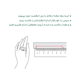 انگشتر گرد زنانه الون انیکس مدل سنجاقک