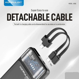 پاوربانک کانفلون مدل A38Q ظرفیت 10000 میلی آمپر ساعت