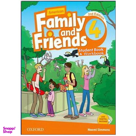 کتاب American Family and Friends 2nd 4 اثر Naomi Simmons انتشارات هدف نوین