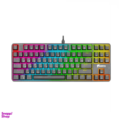 کیبورد باسیم مخصوص بازی مکانیکال گرین مدل GK801-RGB