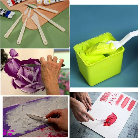 ابزار سفالگری به گز مدل ارکیده مجموعه 5 عددی