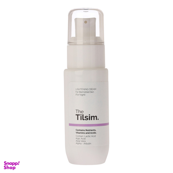 کرم روشن کننده شب صورت تیلسیم مدل ضدلک حجم 50 میلی لیتر